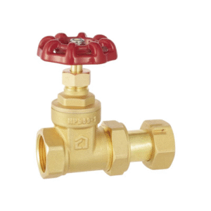 Brass water meter gate valve (full bore)