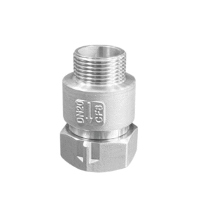 Stainless steel gauge front check valve