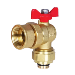 Supass High-Quality Brass Angle Stop Ball Valve with Butterfly Handle