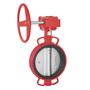 SUPASS Cast iron fire clamp butterfly valve (turbine)