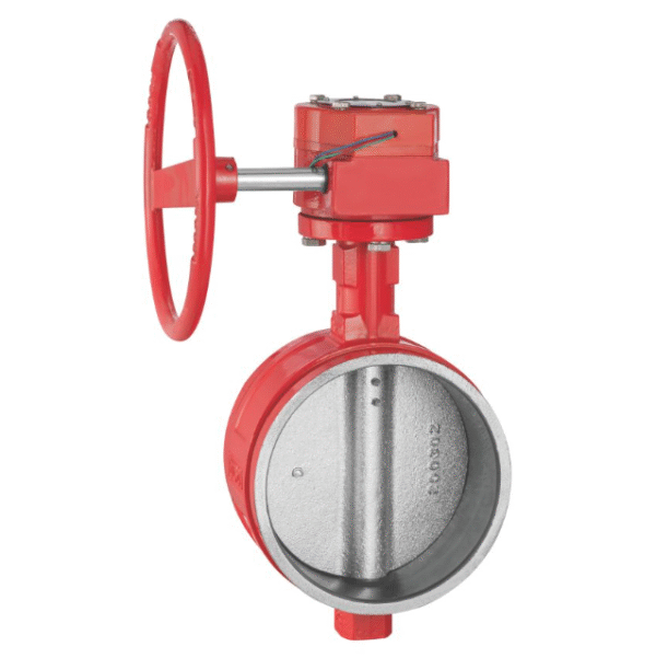 SUPASS Cast iron fire trench butterfly valve (turbine signal)